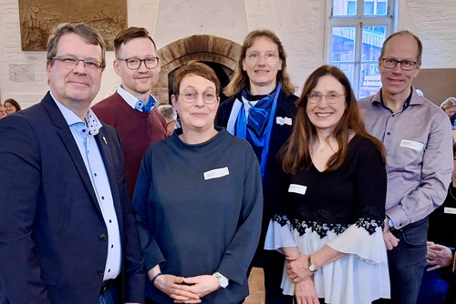 Nahmen an der Tagung der Jugendberufsagenturen teil (v.l.): Derk van Berkum, Lernstandort NollerSchlucht, Dr. Daniel Hunold, Technische Hochschule Ostwestfalen-Lippe, Susanne Steininger, MaßArbeit, Kristina Steinhake, MaßArbeit, Magdalena Singh, Agentur für Arbeit, Malte Kampmeyer, Agentur für Arbeit.